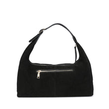 Load image into Gallery viewer, Maple Suede Leather Hobo: Black