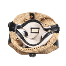 Load image into Gallery viewer, Savannah Hobo: Black Natural