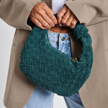 Load image into Gallery viewer, Arya Suede Leather Clutch: Forest