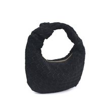 Load image into Gallery viewer, Arya Suede Leather Clutch: Black