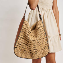 Load image into Gallery viewer, Savannah Hobo: Black Natural