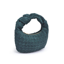 Load image into Gallery viewer, Arya Suede Leather Clutch: Forest