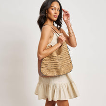 Load image into Gallery viewer, Savannah Hobo: Black Natural