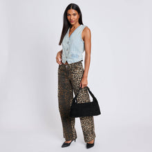 Load image into Gallery viewer, Maple Suede Leather Hobo: Black