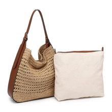 Load image into Gallery viewer, Savannah Hobo: Black Natural