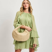 Load image into Gallery viewer, Farrah Straw Hobo: Natural