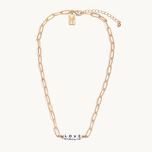 Load image into Gallery viewer, Love Paperclip Necklace