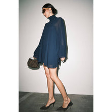 Load image into Gallery viewer, Rachel Sheer Chiffon Mock Swing Mini Dress
