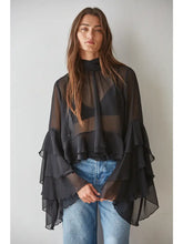 Load image into Gallery viewer, Baroque Flared Cuff Crop Top
