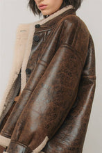 Load image into Gallery viewer, Shearling Motorcycle Jacket
