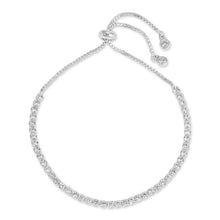 Load image into Gallery viewer, Faux Diamond Tennis Bracelet: Gold / 3mm
