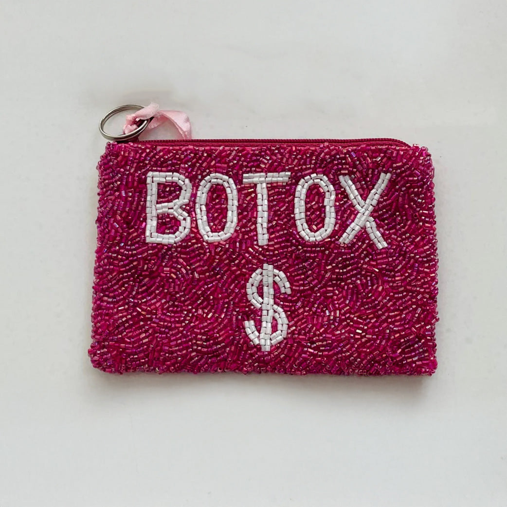 Hand Beaded Change Purse Botox $