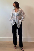 Load image into Gallery viewer, Polka Dot Button Down
