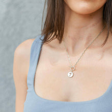 Load image into Gallery viewer, Cross Toggle Necklace: Silver
