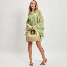 Load image into Gallery viewer, Farrah Straw Hobo: Natural
