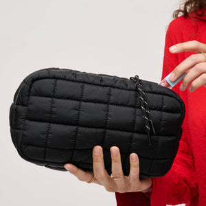 Cloud Nine - Quilted Puffer Cosmetic Pouch: