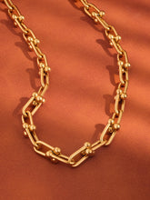 Load image into Gallery viewer, Denise 18K Gold Non-Tarnish Bold Chain Necklace: Yellow Gold
