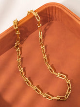 Load image into Gallery viewer, Denise 18K Gold Non-Tarnish Bold Chain Necklace: Yellow Gold
