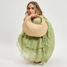 Load image into Gallery viewer, Farrah Straw Hobo: Natural
