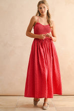 Load image into Gallery viewer, Gingham Print Dress
