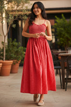 Load image into Gallery viewer, Gingham Print Dress

