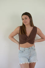 Load image into Gallery viewer, Knit Knot Top - Brown
