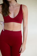 Load image into Gallery viewer, Ribbed Legging - Rio Red
