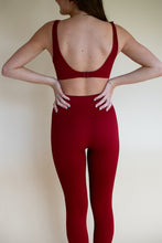 Load image into Gallery viewer, Ribbed Legging - Rio Red
