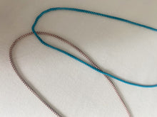 Load image into Gallery viewer, Box Chain Necklace - Blue
