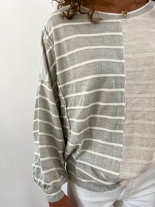 Light Striped Sweater